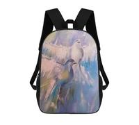 sinyumoney Pigeons of The World Mochila, Mochila Escolar Impresa En 3D, Bolsa Para El Almuerzo Escolar, Mochila De Viaje, Mochila Para Amigos, Mochila Escolar Para Niñas Y Niños 17inch