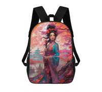 sinyumoney Pink Cherry Blossom Mochilas Para Niños Mochila Escolar Mochila Escolar Impresa En 3D Para Niños Estudiantes De Primaria Y Secundaria 17inch