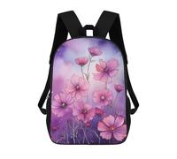 sinyumoney Pink Cosmos Flowers in Galaxy Mochilas Para Niños Mochila Escolar Mochila Escolar Impresa En 3D Para Niños Estudiantes De Primaria Y Secundaria 17inch