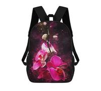 sinyumoney Pink Flowers Mochila Escolar, Mochila Infantil Para Niños Y Adolescentes, Regalos, Mochilas De Día Con Impresión 3D, Mochila Escolar, Mochila Para Libros 17inch