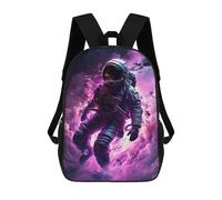sinyumoney Pink Space Mochila Escolar Infantil De 17 Pulgadas Con Estampado 3D, Mochila Moderna Para Niños, Mochilas De Viaje, Bolsas Para Libros, Mochila Escolar Infantil