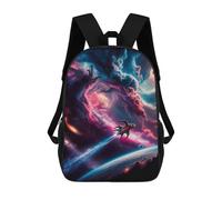 sinyumoney Pink Space Mochila Escolar Para Niñas 17inch Mochila Informal Ligera Para Niños Y Niñas, Ideal Para Estudiantes De Secundaria