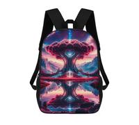 sinyumoney Pink Tree of Life Mochila Escolar Para Niños Con Impresión 3D, Mochila Moderna Para Niños Y Niñas, Mochila Informal Para Estudiantes. 17inch