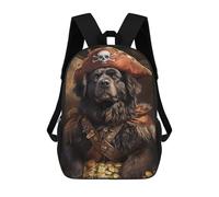 sinyumoney Pirate Dog Treasure Chest-81 Mochilas De 17 Pulgadas Para Niños, Mochilas Escolares Impresas En 3D Para Estudiantes De Primaria Y Secundaria, Para Niños Y Niñas.