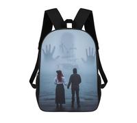 sinyumoney Pirate Ghost Ship Mochila Escolar Para Niños Mochila Escolar Impresa En 3D Mochila Escolar De Moda Para Niños De Primaria Y Secundaria 17inch