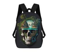 sinyumoney Pirate Skull Mochila Escolar, De Negocios, Resistente, Para Portátil, Para Camping, Aventuras Al Aire Libre Y Viajes Diarios 17inch