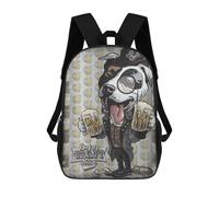 sinyumoney Pit Bull Enjoy Craft Beer Mochilas Escolares Para Ordenador Para El Colegio/trabajo/viajes Para Niñas, Niños Y Adolescentes 17inch