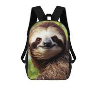 sinyumoney Pixel Art Cute Sloth Mochilas Para Niños, Mochilas Escolares Personalizadas En 3D Para Niños Y Niñas, Mochilas Escolares Grandes, Mochilas Informales Para El Día A Día 17inch