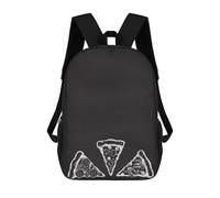 sinyumoney Pizza Menu Mochilas Infantiles Mochila Escolar Mochila Impresa En 3D Para Niños Mochilas De Viaje Bolsas Para Libros Mochila Escolar Para Niños 17inch