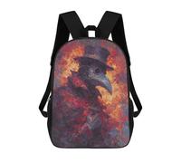 sinyumoney Plague Doctor Raven Art Print Mochilas Infantiles Impresas En 3D Para Niños. Mochilas De Viaje De Moda Para Niños. Mochila Escolar Para Estudiantes De Primaria Y Secundaria.