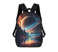 sinyumoney Planet Lake Escape Mochilas Escolares Mochilas Escolares De Secundaria Mochila Informal Para El Campus Viajes Al Aire Libre Deportes 17inch