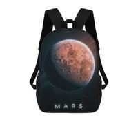 sinyumoney Planet Mars in Space Mochilas Informales Para Niños, Mochila Escolar Para Adolescentes, Niñas Y Niños, Mochilas Para Libros 17inch