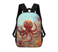 sinyumoney Playful Octopus Painting Mochilas Mochilas Infantiles Mochila Escolar Mochila Escolar Infantil Impresa En 3D Mochilas De Viaje De Moda Para Niños De Primaria Y Secundaria 17inch