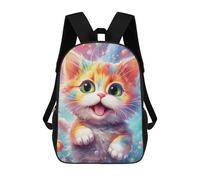 sinyumoney Playing Little Cat Mochila Escolar Ligera Para Aeropuerto Y Universidad Para Estudiantes, Ideal Para El Campus, Viajes Al Aire Libre Y Deportes 17inch