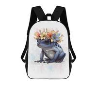 sinyumoney Poison Dart Frog Painting Mochila Ligera Para Aeropuerto, Estudiantes Universitarios Y Mochileros: Perfecta Para Viajes, Trabajo Y Uso Diario 17inch