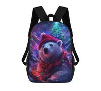 sinyumoney Polar Bear Christmas Mochila Escolar, Mochila Informal, Mochila De Día, Mochila Escolar, De Trabajo Y De Viaje Para Hombres, Mujeres Y Adolescentes. 17inch