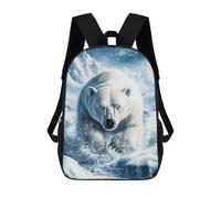 sinyumoney Polar Bear in Snowy Landscape Mochila Escolar Grande Y Ligera, Mochila Informal Para El Campus, Actividades Al Aire Libre, Viajes Y Deportes 17inch