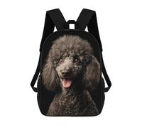 sinyumoney Poodle Dog Grooming Kit Mochila Escolar Grande Resistente Al Agua Para Portátil Para Adolescentes, Niñas, Niños, Mujeres Y Hombres 17inch