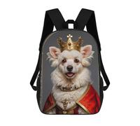 sinyumoney Poodle Dog Mochilas Escolares Para Niños Y Niñas, Mochilas Deportivas Informales Para Primaria, Mochilas De Gran Capacidad Para Libros 17inch