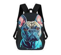sinyumoney Pop Art English Bulldog Mochila Escolar Ligera E Informal Para El Día A Día, Ideal Para La Escuela, El Trabajo O Los Viajes 17inch