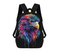 sinyumoney Pop Art Rainbow Red Kite P Mochila Escolar Para Niños Y Niñas, Mochila Informal De Viaje, Mochila De Gran Capacidad Para El Día A Día 17inch