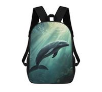 sinyumoney Porpoise Dolphin Underwater Mochilas Infantiles Impresas En 3D Para Niños. Mochilas De Viaje De Moda Para Niños. Mochila Escolar Para Estudiantes De Primaria Y Secundaria.