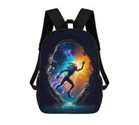 sinyumoney Portal to Another Dimension Mochila Escolar Para Niñas Y Niños, Mochilas De Gran Capacidad, Mochilas Ligeras Para Niños Y Estudiantes 17inch