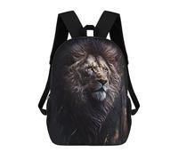 sinyumoney Portrait Black Lion Mochila Escolar, Mochila Informal, Mochila De Día, Mochila Escolar, De Trabajo, De Viaje Para Niñas, Adolescentes 17inch