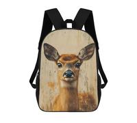 sinyumoney Portrait of A Deer Mochila Escolar, De Viaje, Universitaria, Para El Campus, Para Actividades Al Aire Libre Y Deportes 17inch