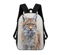 sinyumoney Portrait of Lynx Mochila Infantil De Moda Divertida Mochila Escolar Para Niños Y Adolescentes Con Impresión 3D Para Niños 17inch