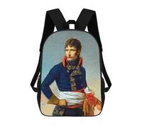 sinyumoney Portrait of Napoleon Mochila Escolar Impresa En 3D Mochilas Informales Para Niños Mochila Escolar Impresa En 3D Para Niños De Primaria Y Secundaria 17inch