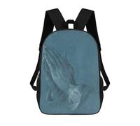 sinyumoney Praying Hands Drawing Mochila Escolar Infantil Impresa En 3D Para Niños, Mochilas De Viaje De Alta Capacidad, Bolsas Para Libros, Mochila Escolar Infantil 17inch