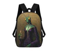 sinyumoney Praying Mantis Lady Mochila Escolar Infantil Impresa En 3D Para Niños, Mochilas De Viaje De Alta Capacidad, Bolsas Para Libros, Mochila Escolar Infantil 17inch