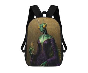 sinyumoney Praying Mantis Lady Mochila Escolar Infantil Impresa En 3D Para Niños, Mochilas De Viaje De Alta Capacidad, Bolsas Para Libros, Mochila Escolar Infantil 17inch