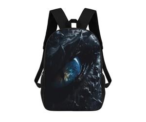 sinyumoney Predator Dragons Blue Eye Mochila Infantil, Mochila Escolar Para Niños, Mochila Escolar Infantil Con Estampado 3D De Dibujos Animados, Mochila De Gran Capacidad Para Niños Y Niñas 17inch