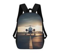 sinyumoney Private Jet Travel Mochila Escolar/de Trabajo/para Portátil Para Hombres, Mujeres Y Adolescentes 17inch