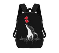 sinyumoney Protect Whale Love Sea Mochila Infantil, Mochila Escolar Infantil, Mochilas Escolares Impresas En 3D Para Niños Y Estudiantes Adolescentes 17inch