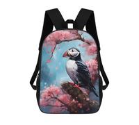 sinyumoney Puffin Watercolor Mochila Escolar Infantil Impresa En 3D Para Niños, Mochilas De Viaje, Bolsas Para Libros, Mochila Escolar Infantil 17inch
