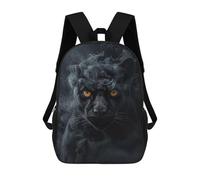 sinyumoney Puma in Black Smoke Mochila, Mochila Escolar Impresa En 3D, Bolsa Para El Almuerzo Escolar, Mochila De Viaje, Mochila Para Amigos, Mochila Escolar Para Niñas Y Niños 17inch