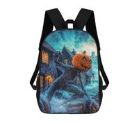 sinyumoney Pumpkin Head Monster Mochila Infantil, Mochila Escolar De Gran Capacidad Para Estudiantes, Mochila Para Libros, Mochila Para Niños, Niñas, Adultos Y Adolescentes 17inch