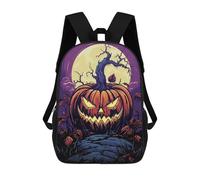 sinyumoney Pumpkin Moon Halloween Mochila Escolar Infantil Impresa En 3D Para Niños, Mochilas De Viaje, Bolsas Para Libros, Mochila Escolar Infantil 17inch