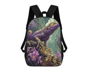 sinyumoney Purple Alien Monster Mochila Infantil, Mochila Escolar De Gran Capacidad Para Estudiantes, Mochila Para Libros, Mochila Para Niños, Niñas, Adultos Y Adolescentes 17inch