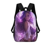 sinyumoney Purple Angel Wings Lingerie Set Mochila Escolar Infantil De 17 Pulgadas, Impresa En 3D, Estilo Casual, Para Niños, Ideal Para Viajes, Como Mochila Escolar O Para Llevar Libros.