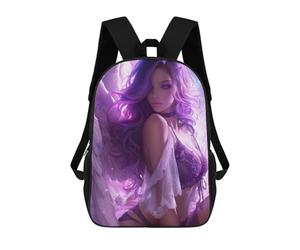 sinyumoney Purple Angel Wings Lingerie Set Mochilas Escolares Para Ordenador, Ideales Para El Colegio/trabajo/viajes, Acampadas, Aventuras Al Aire Libre Y Viajes Diarios 17inch