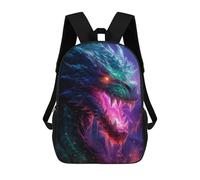 sinyumoney Purple Blaze Dragon Mochila Escolar Infantil De Moda Informal Mochilas Infantiles Impresas En 3D Mochila Grande Para Niño 17inch