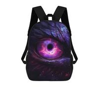 sinyumoney Purple Dragon Eye Mochila Escolar Impresa En 3D Para Niños Y Niñas, Mochila Para Portátil Para Niños/estudiantes/adultos 17inch
