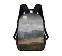 sinyumoney Purple Mountains Mochila Escolar Para Secundaria Y Preparatoria. Mochila Informal Para Hombres, Mujeres Y Adolescentes. 17inch
