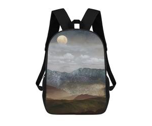 sinyumoney Purple Mountains Mochila Escolar Para Secundaria Y Preparatoria. Mochila Informal Para Hombres, Mujeres Y Adolescentes. 17inch