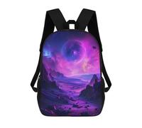 sinyumoney Purple Planet Cosmos Mochila De Negocios Resistente Para Portátil Para La Escuela/trabajo/viajes 17inch