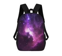 sinyumoney Purple Space 02 Mochila Escolar Para Niños, Mochila Escolar De Gran Capacidad Para Niños, Mochila Escolar 3D, Regalos Para Niños 17inch